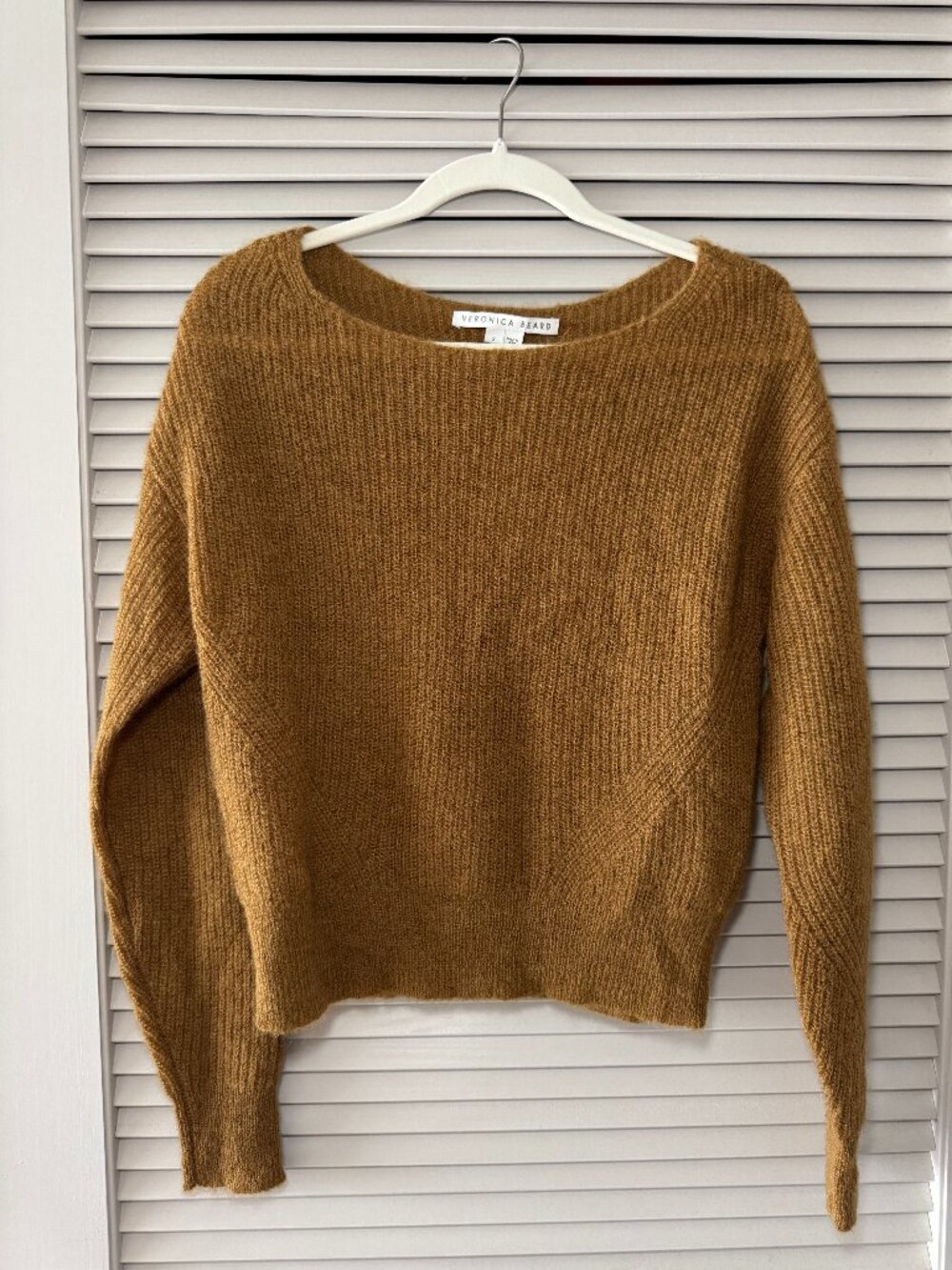 Veronica Beard Camel Knit Sweater